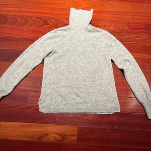J. Crew Light Gray Turtleneck Sweater
